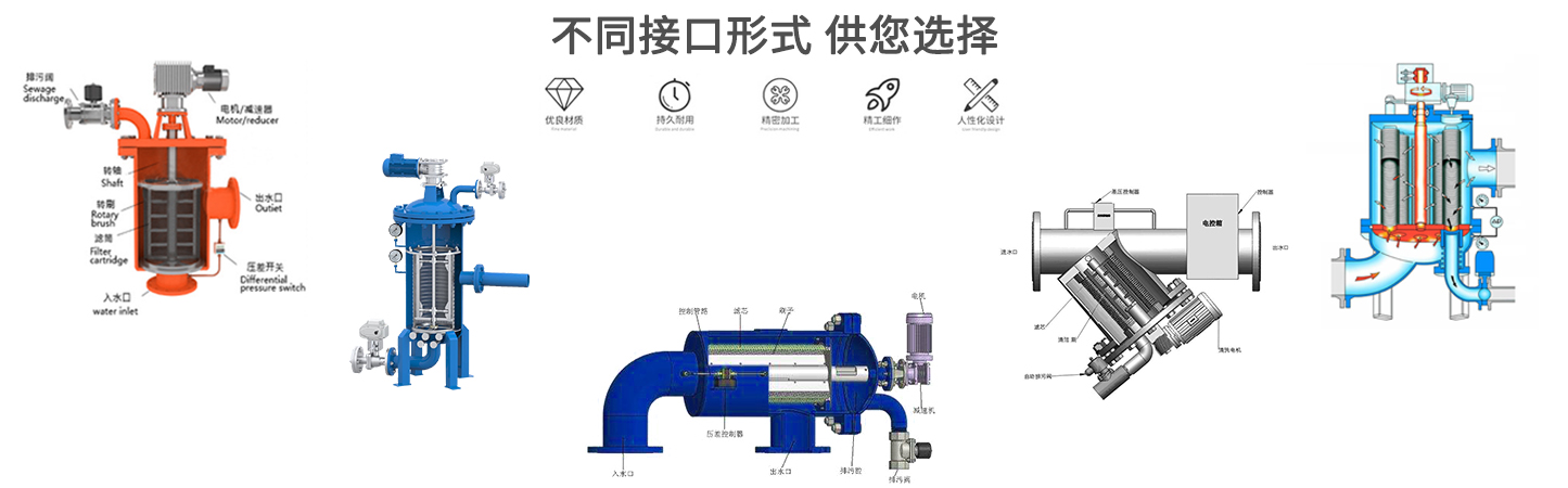 手摇刷式半自动清洗过滤器